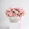 Blush Basket | Premium Pink Roses Gift Basket