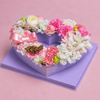 Love in Lavender | Heart Shaped Flower Gift Box